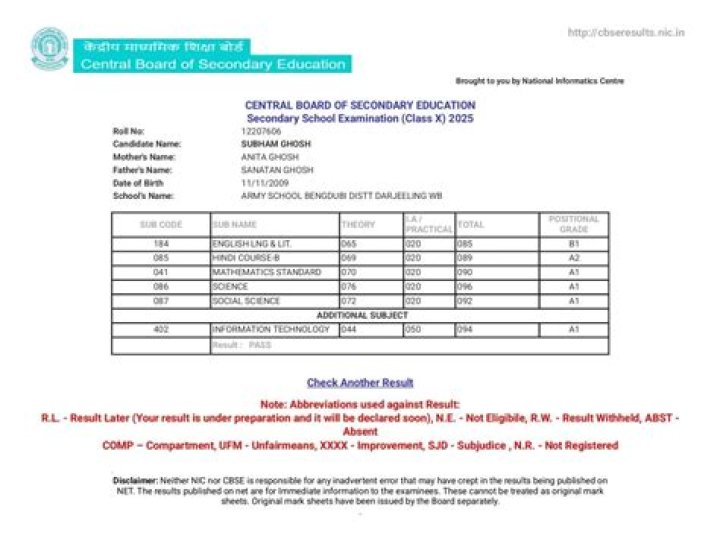 When CBSE 12 compartment result will be declared?