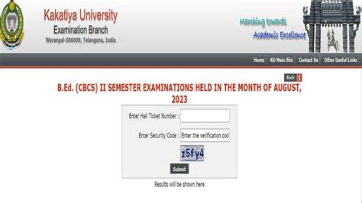 When will the 2021 KU B Ed result be declared?