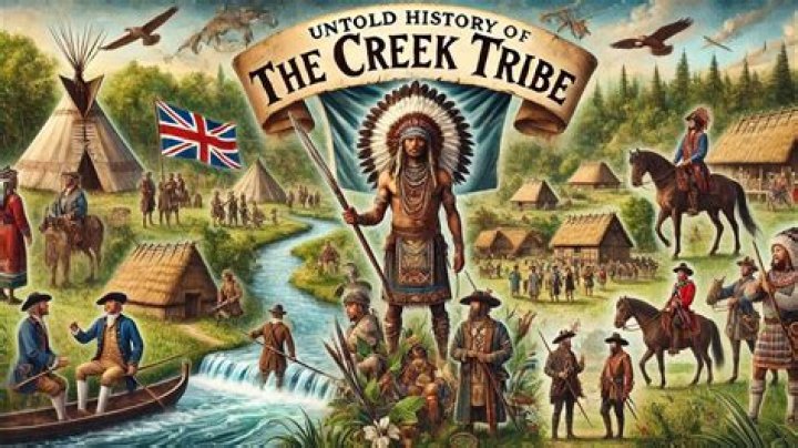 Where did the Creek Indian tribe live?