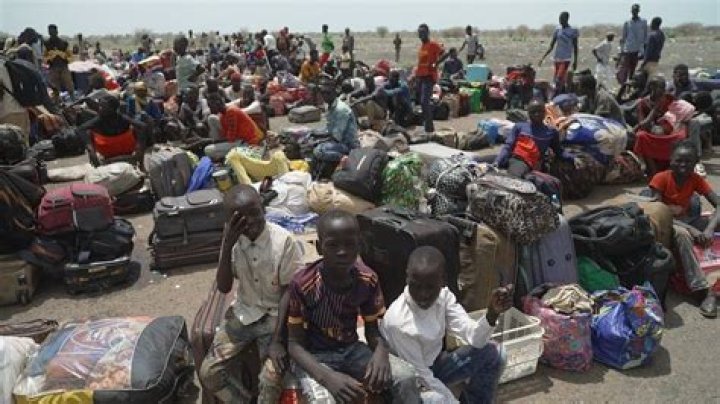 Where do most Libyan refugees go?