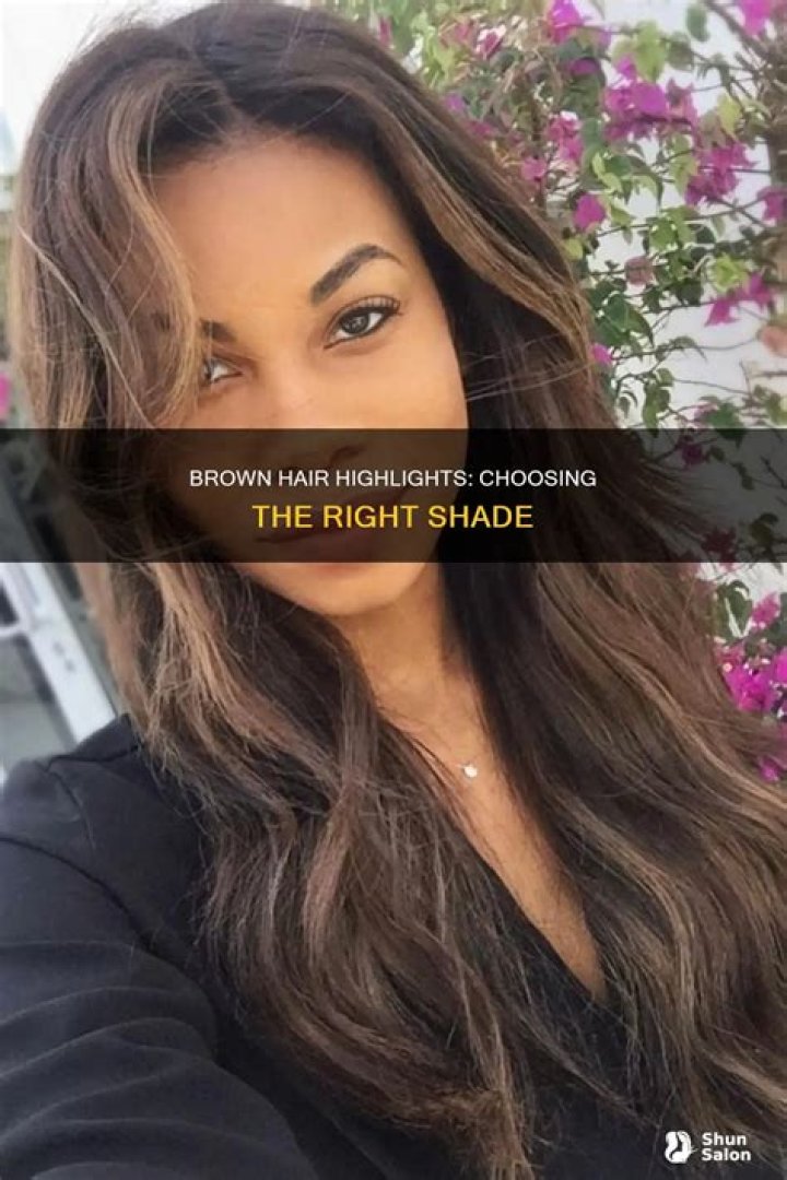 Which highlight is best for brown hair?