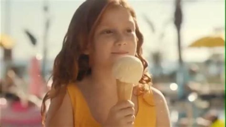 Who is the girl in the Sandals commercial?