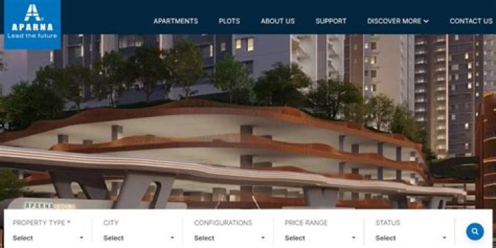 Who is the owner of Aparna Constructions?