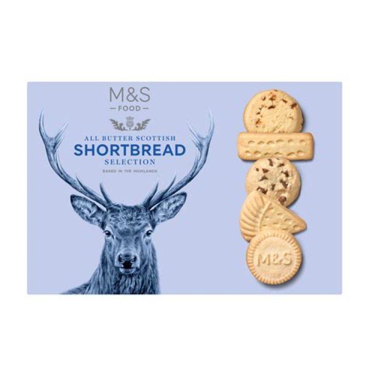 Who makes M&S shortbread biscuits?