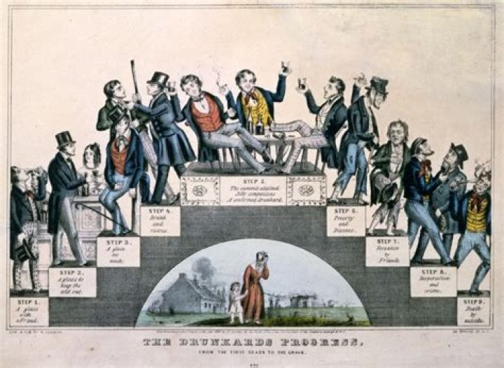 Who played a major role in the temperance movement?