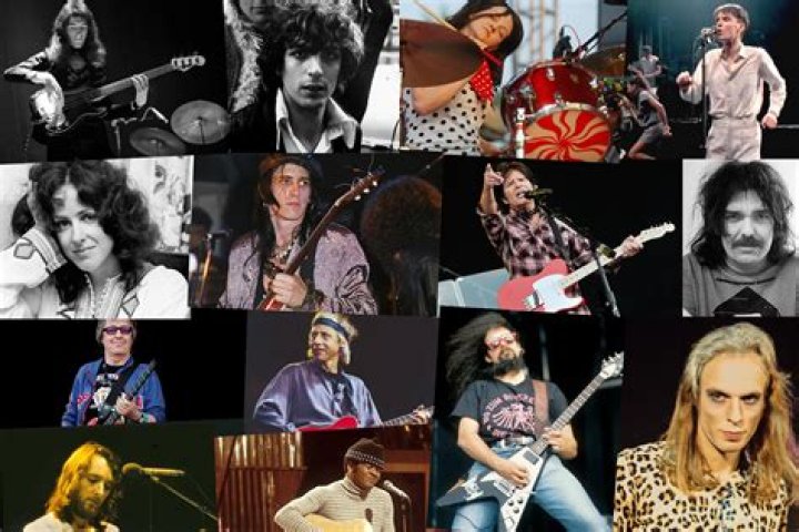 Who was the most famous rock artists of the seventies and eighties?