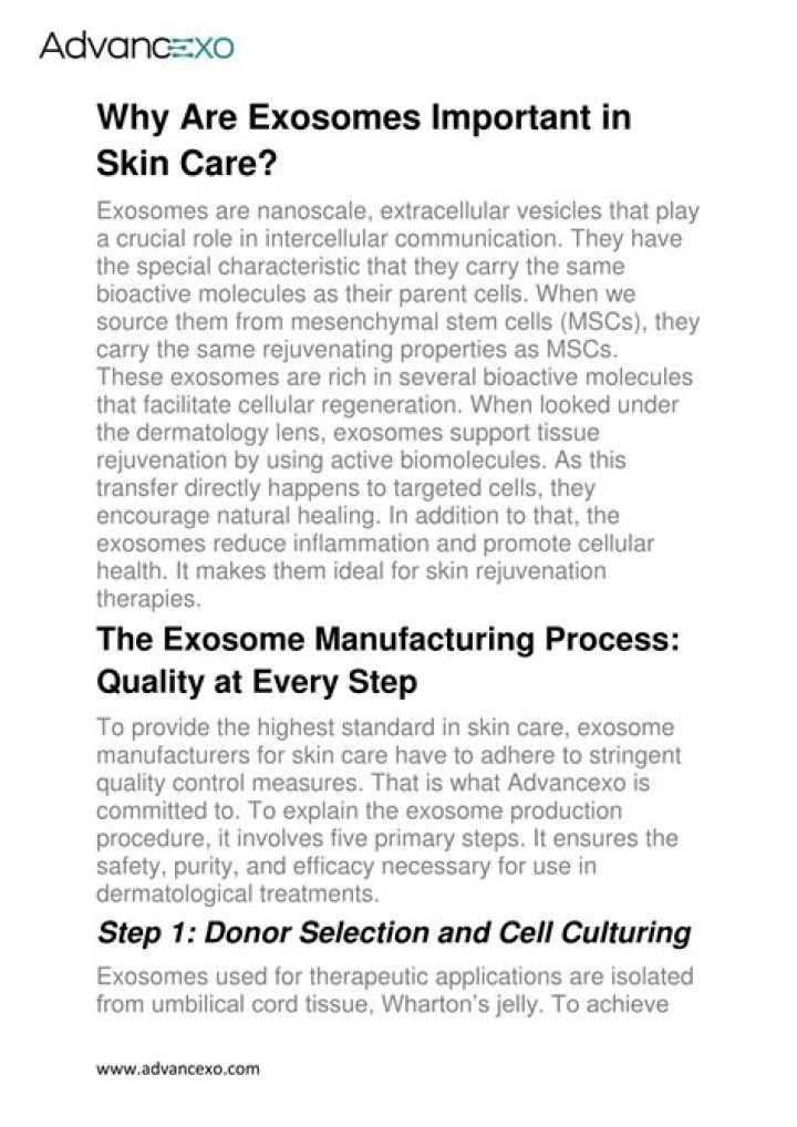 Why are exosomes important?