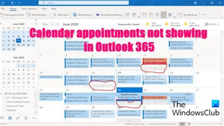 Why has my Outlook calendar disappeared?