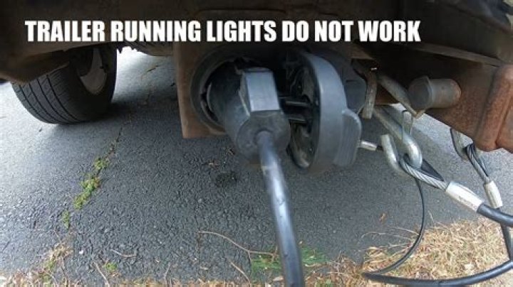 Why is my left trailer light not working?