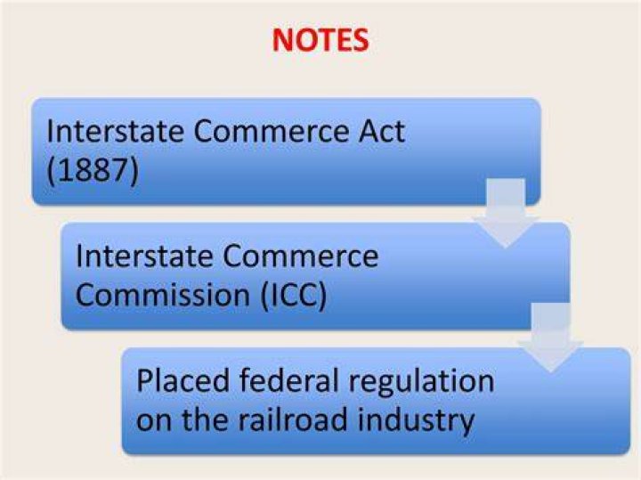 Why was the Interstate Commerce Act important to farmers?
